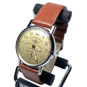 Vintage Pobeda Sturmanskie The First Man In Space Yuri Gagarin Soviet Watch 34mm
